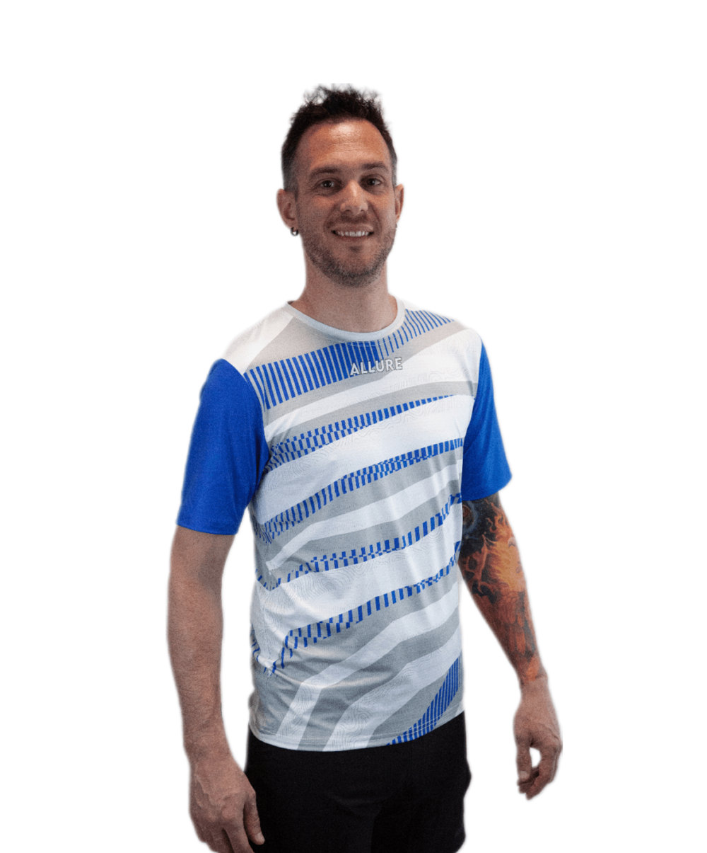 T-shirt homme de course à pied - glitch – Image 3