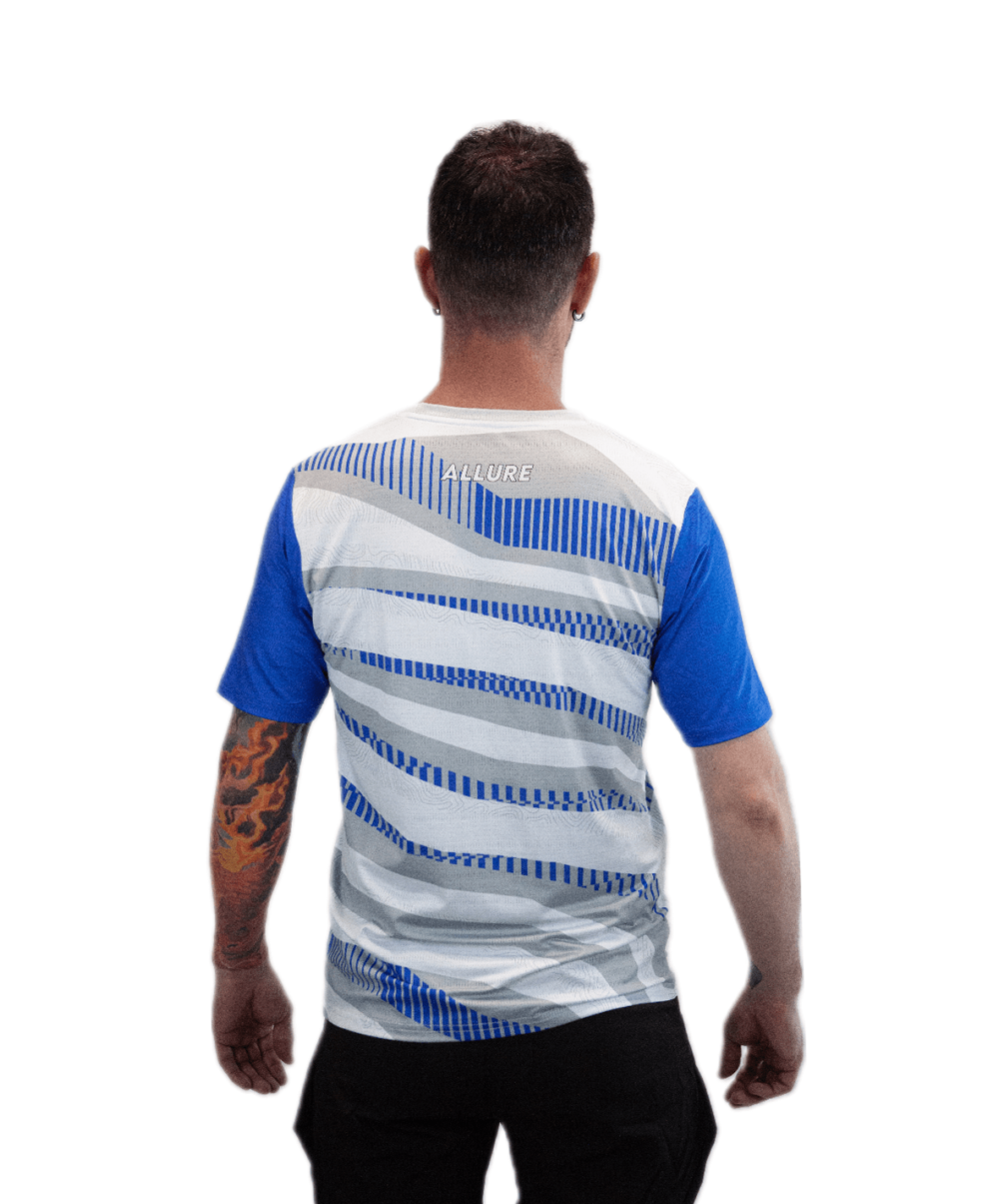T-shirt homme de course à pied - glitch – Image 2