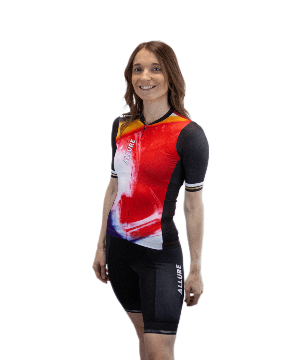 Maillot unisexe de vélo Abstract brush – Image 6