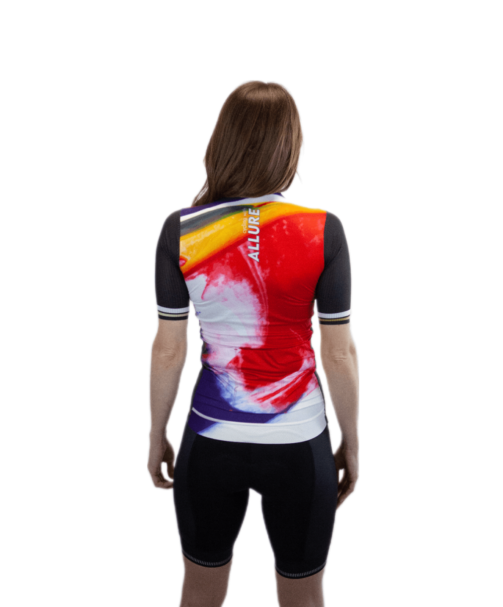 Maillot unisexe de vélo Abstract brush – Image 8